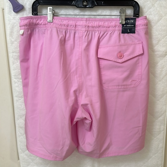 Men’s J.Crew, pink bathing suit size large - Picture 2 of 3